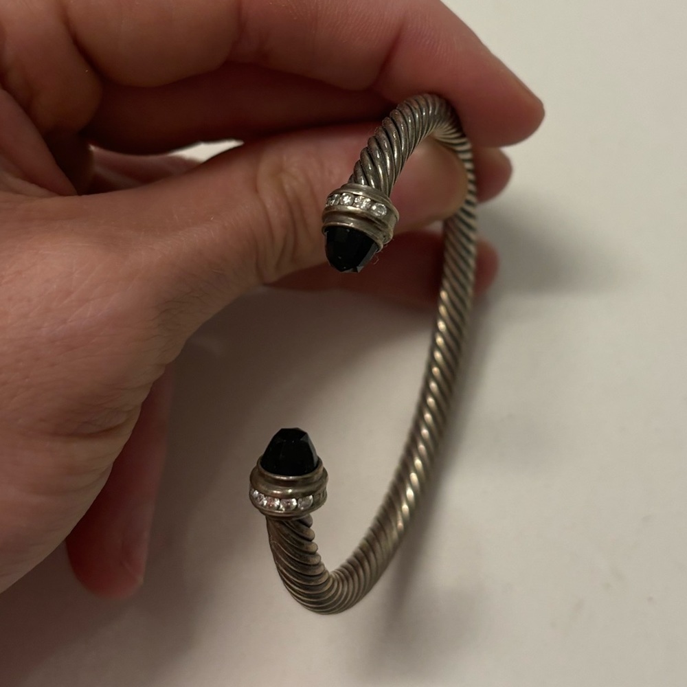 David Yurman Classic Cuff w Black Onyx